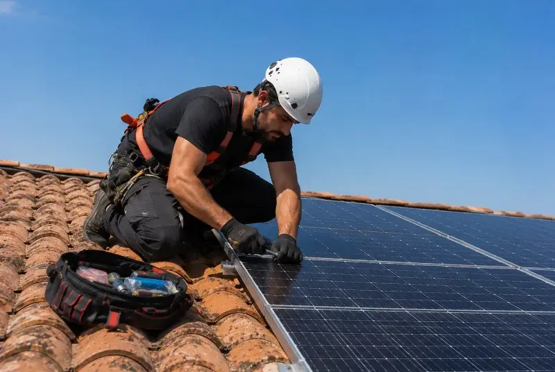 Maintenance et monitoring de panneaux solaires à Bègles